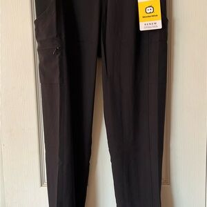 WonderWink Renew Women’s Black Straight Leg Scrub Pants